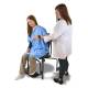 Intuitively designed for ease of helping patients in and out of the seat.
