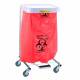 R&B Wire 690BIO Disposable Poly-Liner Bag - Biohazard, Red-Black Print (Hamper is Sold Separately)