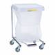 R&B Wire 692/28 Single Short Medium Duty Medical Hamper with Lid - 28" High (Hamper Bag is Sold Separately)