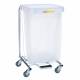 R&B Wire 692/32 Single Medium Duty Medical Hamper with Lid - 32" High (Hamper Bag is Sold Separately)
