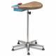 Clinton Half Round Stationary Padded Phlebotomy Stand