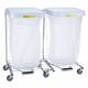 R&B Wire 694 Double Tall Medium Duty Medical Hamper with Lid - 35" High (Hamper Bag is Sold Separately)