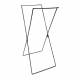 R&B Wire 698-SS/LG Stationary X-Frame Wire Hamper Stainless Steel
