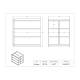 Poltex 6SMMICRO Small Microtube Rack Holder, 6 Position - Dimensions