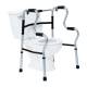 Lumex® UpRise Onyx® Folding Walker and Rising Aid - Facing Back (Toilet is Not Included)