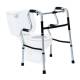 Lumex® UpRise Onyx® Folding Walker and Rising Aid - Facing Front (Toilet is Not Included)