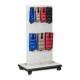 Clinton 7027-F Mobile Cuff Weight and Dumbbell Rac - With Cuff Weights (Cuff Weights are Not Included)