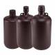 Globe Scientific Diamond® RealSeal™ Large Format Narrow Mouth, Amber PP Bottle with PP Cap