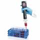 BrandTech 705210 HandyStep® touch S Repeating Pipette (PD-Tip™ II, Test Tubes, and Tube Rack are not included - for display purposes only)