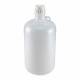 Globe Scientific 7078000 Diamond® RealSeal™ Large Format Narrow Mouth, LDPE Bottle with PP Cap - 8 Liter