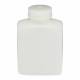 Globe Scientific 7100500 Diamond® RealSeal™ Wide Mouth, Rectangular, HDPE Bottle with PP Cap - 500 mL