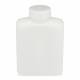 Globe Scientific 7101000 Diamond® RealSeal™ Wide Mouth, Rectangular, HDPE Bottle with PP Cap - 1000 mL