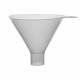 BrandTech 71094 Polypropylene Powder Funnel - 120mm Diameter, 110mm Length