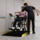 DETECTO 7150-AC ADA-Compliant Wheelchair Scale - Woman on Scale (Wheelchair is Not Included)