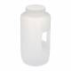 Globe Scientific 7154000 Diamond® RealSeal™ Large Format Wide Mouth with Handle, Round, PP Bottle with PP Cap - 4 Liter