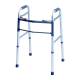 Lumex® 716070A Everyday Dual-Release Adult Folding Walker, Aluminum - Without Wheels