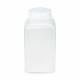 Globe Scientific 7161000 Diamond® RealSeal™ Bottle, Wide Mouth, Square, PP with PP Cap - 1000 mL