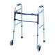 Lumex® 716270A Everyday Dual-Release Adult Folding Walker, Aluminum - With Wheels