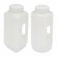 Globe Scientific Diamond® RealSeal™ Large Format Wide Mouth with Handle, HDPE Bottle with PP Cap