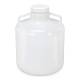 Globe Scientific 7210015 Diamond® RealSeal™ Wide Mouth, PP Round Carboy with Handles, Autoclavable - 15 Liter