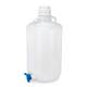 Globe Scientific 7220025 Diamond® RealSeal™ PP Round Carboy with Handles and Spigot, Autoclavable - 25 Liter