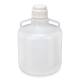 Globe Scientific 7250015 Diamond® RealSeal™ LDPE Round Carboy with Handles - 15 Liter
