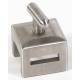 Stainless Steel Basic Side Rail Socket - Fits rectangular post - Fits 1" x 1/4" blade