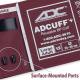 ADC 752M Diagnostix™ Mobile Aneroid Sphyg with Adcuff+ - Surface-Mounted Ports