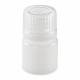 Globe Scientific 8mL Diamond® Essentials™ Bulk Narrow Mouth, Boston Round, HDPE Bottles with PP Cap Model 7560008BKS