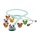 ADC 768-618-10SAAD Pro’s Combo Adimals™ Pocket Aneroid/Pediatric Scope Kit - Stethoscope with Different Animal Face Snap-Ons
