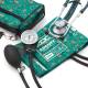 ADC 768-641-11AMT Pro's Combo II™ SR Pocket Aneroid/Sprague Kit, Adult, Medical Theme