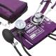 ADC 768-641-11AV Pro's Combo II™ SR Pocket Aneroid/Sprague Kit, Adult, Purple