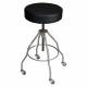 Blickman Model 7714-PSSC Stainless Steel Adjustable Passaic Stool with Casters