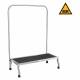 Blickman Model 7761MR-HR Non-Magnetic Foot Stool with Handrail - 12" D x 8" H x 30" W