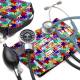 ADC 778-603-11APP Pro's Combo III™ Pocket Aneroid/Clinician Scope Kit with Adcuff™ - Puzzle Pieces