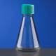 NEST Scientific 783111 PC Erlenmeyer Flask, Flat Bottom with PP Vent Filter Cap - 500 mL