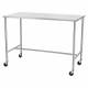 Blickman Stainless Steel Instrument Table With H-Brace