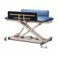 Clinton 80110-60 Open Base Power Changing Table with Siderail, Wedgewood Upholstery, 60" Length - Both Sides Up