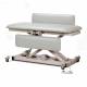 Clinton 80110-60 Open Base Power Changing Table with Siderail, 60" Length - Country Mist Upholstery