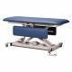 Clinton Open Base Power Changing Table with Siderail, 72" Length - Royal Blue Upholstery