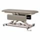 Clinton Open Base Power Changing Table with Siderail, 72" Length - Warm Gray Upholstery