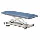 Clinton 8019987 Power XL Open Base Table, One Piece Top, with Casters - Wedgewood Upholstery