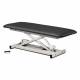 Clinton 80199 Power XL Open Base Table, One Piece Top, without Casters - Black Upholstery