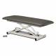 Clinton 80199 Power XL Open Base Table, One Piece Top, without Casters - Gunmetal Upholstery