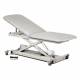 Clinton 8029987 Power XL Open Base Table, Adjustable Backrest, with Casters - Country Mist Upholstery