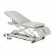 Clinton 8039987 Power XL Open Base Table, Adjustable Backrest and Drop Section, with Casters - Country Mist Upholstery