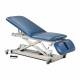 Clinton 8039987 Power XL Open Base Table, Adjustable Backrest and Drop Section, with Casters - Wedgewood Upholstery