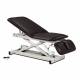 Clinton 80399 Power XL Open Base Table, Adjustable Backrest and Drop Section, without Casters - Black Upholstery