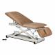 Clinton 80399 Power XL Open Base Table, Adjustable Backrest and Drop Section, without Casters - Desert Tan Upholstery
