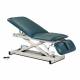 Clinton 80399 Power XL Open Base Table, Adjustable Backrest and Drop Section, without Casters - Slate Blue Upholstery